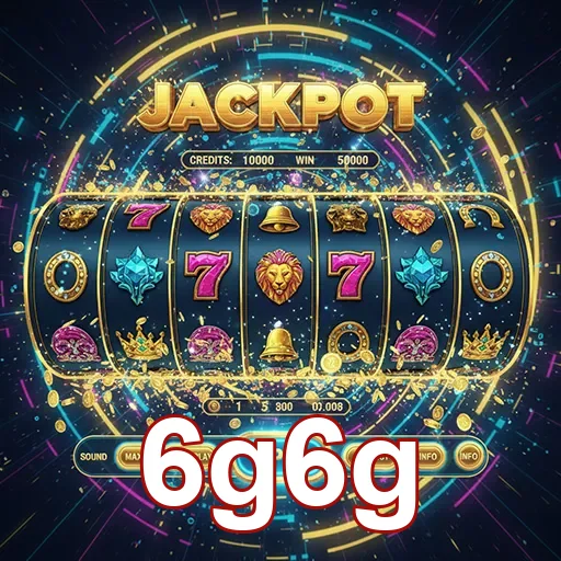 Máquina de slots Jackpot do 6g6g, ilustrando emoção e grandes prêmios.