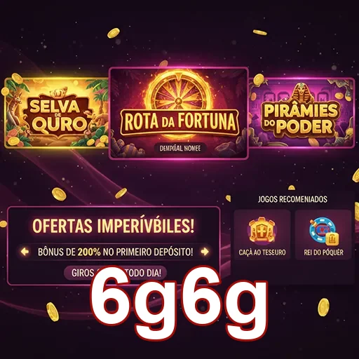 A imagem da selva de ouro na rota da fortuna apresentada no site 6g6g.
