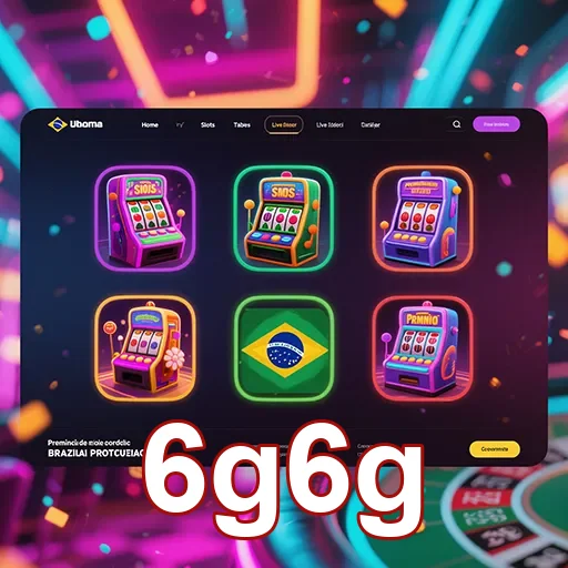 Jogo de slot com tema brasileiro disponível no site 6g6g, repleto de cores e elementos culturais.